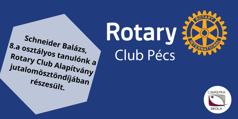 Rotary Club díj 2023