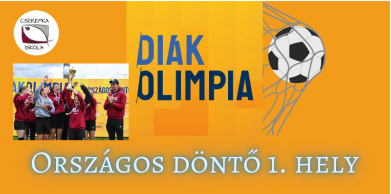  Labdarúgás Diákolimpia 1.hely - lányok (V-VI.korcsoport)