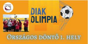  Labdarúgás Diákolimpia 1.hely - lányok (V-VI.korcsoport)