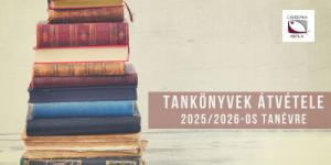 Tankönyvek átvételének időpontjai (2025/2026-os tanév)