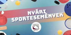Nyári sportesemények #2025