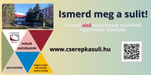 Leendő első osztályos beiskolázási programok 2026/27
