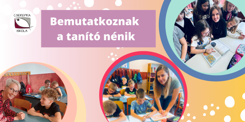 Bemutatkoznak a tanító nénik 2025