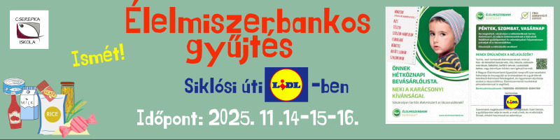 2025-ben a Magyar Élelmiszerbankkal gyűjtünk