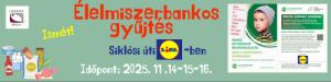 2025-ben a Magyar Élelmiszerbankkal gyűjtünk