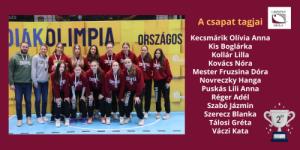 Kosárlabda Diákolimpia 2.hely - lányok (V-VI.korcsoport)