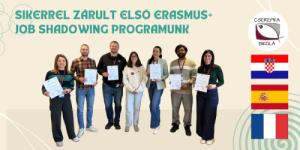 Sikerrel zárult első Erasmus+ Job Shadowing programunk