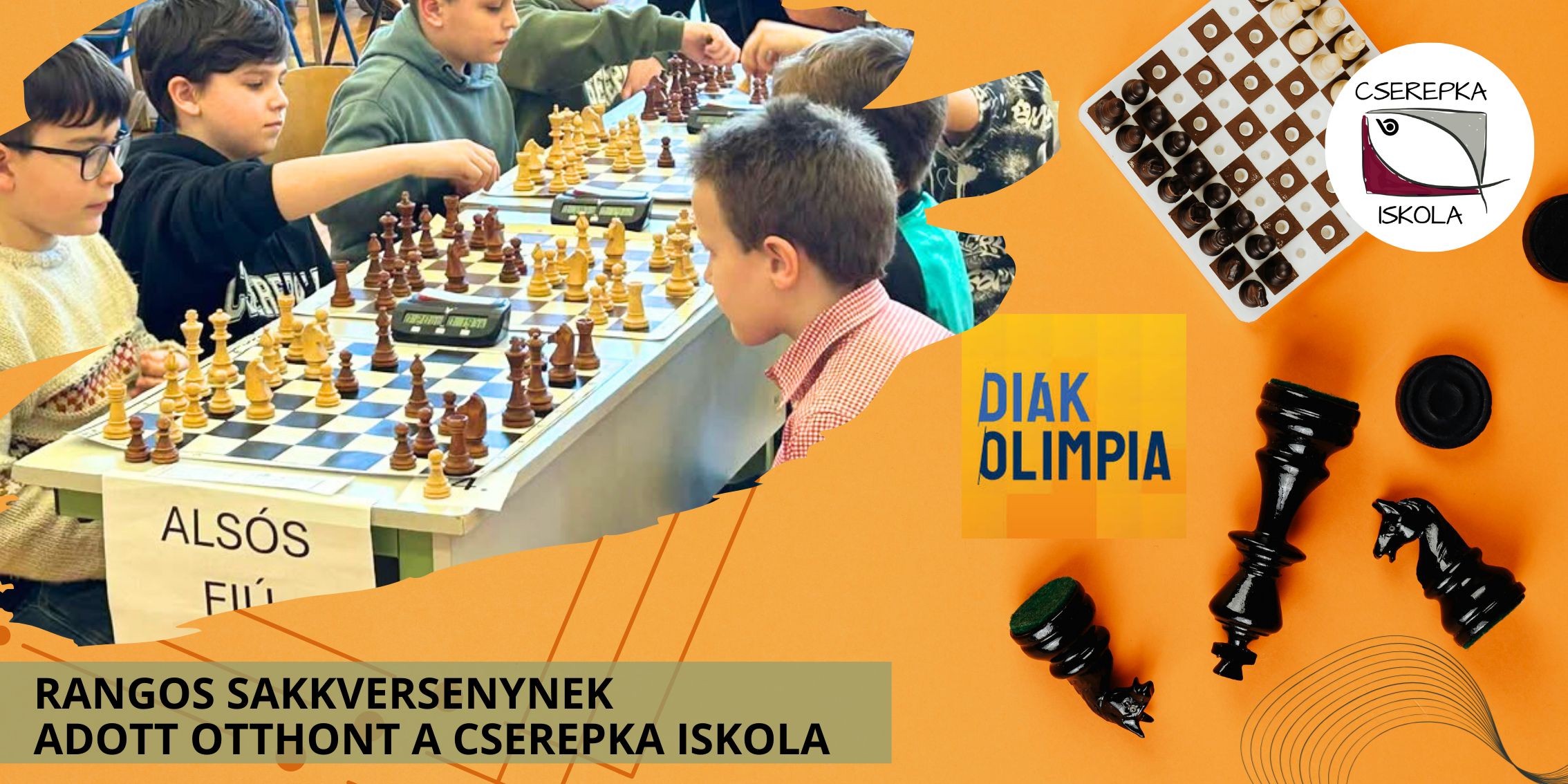 Rangos sakkversenynek adott otthont a Cserepka Iskola