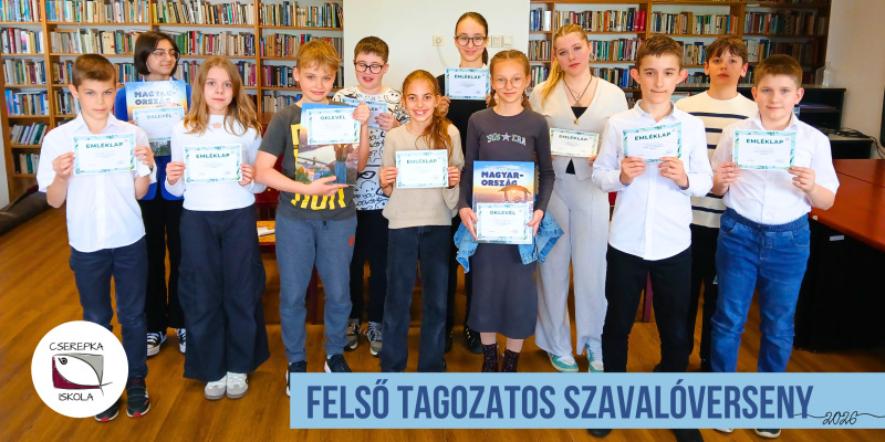 Felső tagozatos szavalóverseny '26