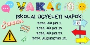 Nyári ügyelet 2026