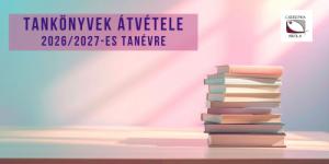 Tankönyvek átvételének időpontjai (2026/2027-es tanév)