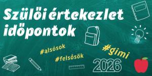 Szülői értekezletek 2026