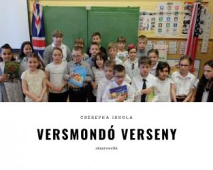 Versmondó verseny iskolai forduló