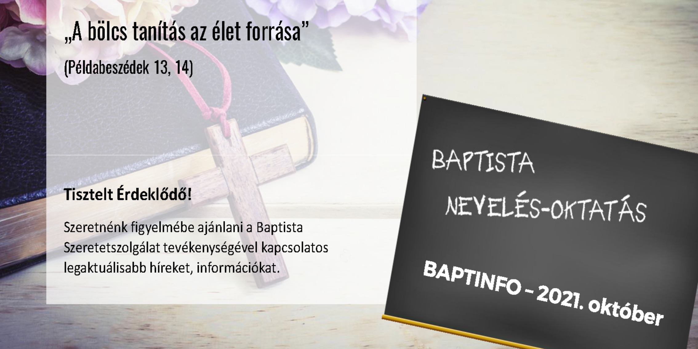 Baptista nevelés-oktatás (hírlevél)